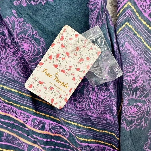 Free People Top Walking Womens Small On A Dream Relaxed Chocker Cut Out OB618347 - Picture 7 of 16